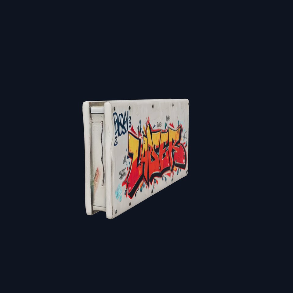 Urban Graffiti Wall model pack